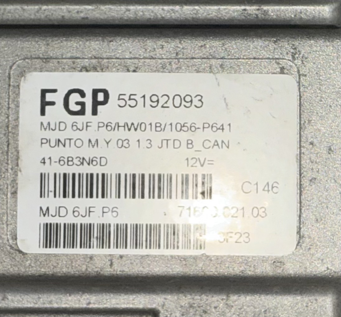 Fiat ECU - 55192093 - 2